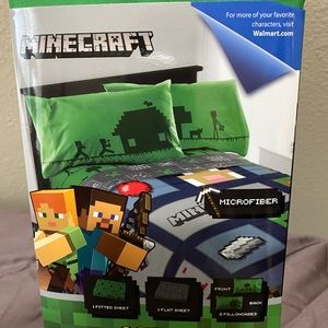 Minecraft Full 4 piece sheet set